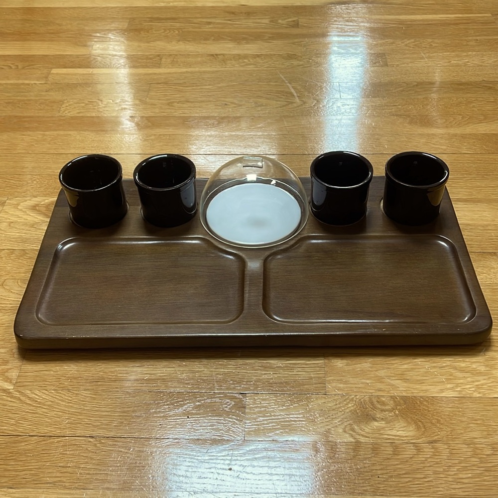 Vintage 60s Hellerware Charcuterie Board
